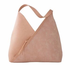 NWT |  Blush-Pink faux leather/suede tote bag
